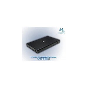 Gaveta para HD 2.5" Mtek EN-2521TCA SATA/SSD Tipo-C