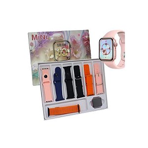 Relógio Smart Series 10 Mini - 7 Pulseiras