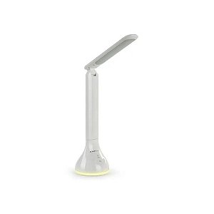 Luminária de Mesa LED Recarregável Argom ARG-LP-9011WT Branca