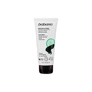Máscara Facial Babaria Preta Desintoxicante 100ml