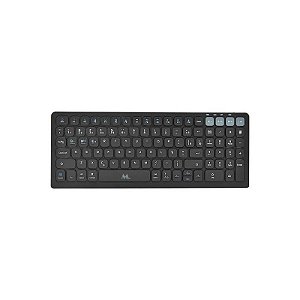 Teclado Sem Fio/Bluetooth Mtek KWB-2670 Em Português - Preto