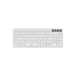 Teclado Mtek KWB-2670W sem fio branco português