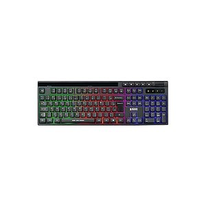 Teclado Gamer Marvo Soldat K603 Rainbow USB Inglês - Preto