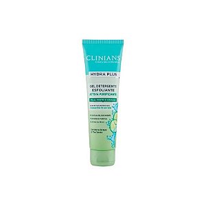 Gel de Limpeza Facial Clinians Hydra Plus Attiva Purificante - Esfoliante - 150ml