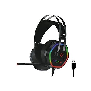 Fone de ouvido USB RGB Satellite AE-305 - Preto