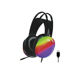 Headset USB RGB Satellite Gaming AE-303 - Preto