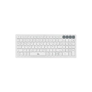 Teclado Mtek KWB-2670 Sem Fio/Bluetooth Português - Branco