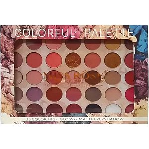 Paleta de Blush Miss Rôse 7001-081N5 - 53g (35 Cores)