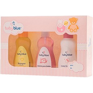 Kit Higiene e Beleza Baby Blue - Rosa