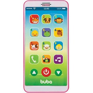 Telefone de bebê Buba 6842 (rosa)