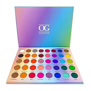 Paleta para sobrancelhas Outdoor Girl Living in Full Color (40 Cores) 16g