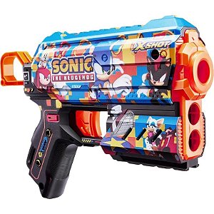 Lançador de Dardos X-Shot Sonic Team Flux Skins Zuru - 36648