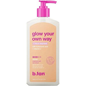 Loção Autobronzeadora B.Tan Glow Your Own Way 1 Hour Express - 236mL