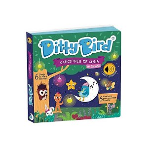 Livro Musical Ditty Bird Canções de Ninar - 978-1-83820-641-3