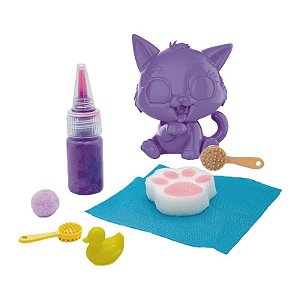 Mundo Washy Kitties para Crianças - K02WFK03 - Lila
