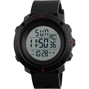 Relógio Skmei 1213 Preto/Vermelho - Masculino