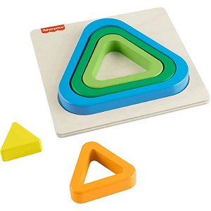 Quebra-cabeça de Arco-Íris Mini de Madeira Fisher-Price - HXT98