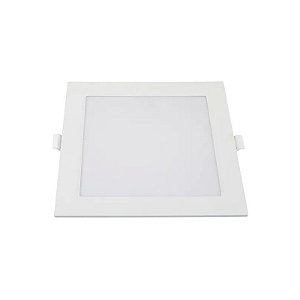 Painel de LED Embutido Quadrado com Sensor 6500K 18W Bivolt