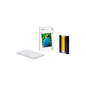 Papel Fotográfico Xiaomi 6" BHR6757GL para Xiaomi Impressora de Fotos Instantânea 1S Kit - 40 Unidades