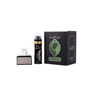 Kit Perfume Lattafa Sheikh Al Shuyukh Eau de Parfum Unissex 50ML + Desodorante 50ML