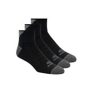 Meia Feminina Skechers 1/2 Terry QTR Crew Preto 10-13