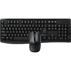 Teclado e Mouse Sem Fio Rapoo X1800 Pro Preto