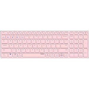 Teclado Rapoo E9700M Sem Fio - Rosa