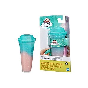 Massa de modelar Hasbro Play-Doh Crystal Linft Rosa Azul-petróleo