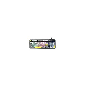 Teclado Gamer Ajazz AF98 Nacodexx USB / RGB / Inglês - Preto / Cinza (985720)