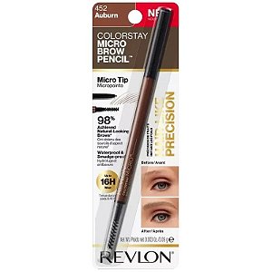 Lápis de Sobrancelha Revlon Colorstay Micro Brow 452 Auburn - 0,09g