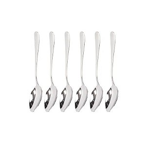 Jogo de Colheres 6 Peças Aço Inox