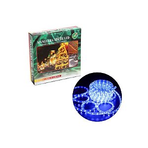 Mangueira de Luzes Pisca-Pisca LED 10M 220V Azul