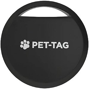Rastreador inteligente para animais de estimação - Pet-Tag Preto (compatível com Android)