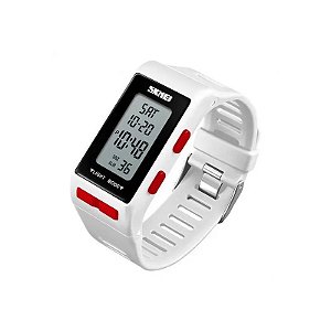 Relógio Unissex Digital Skmei 1362 WT - Branco