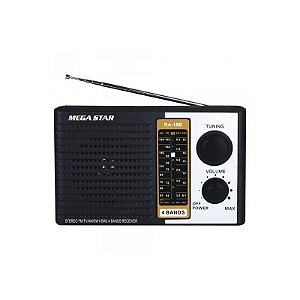 Rádio Megastar RA-18 4 Bandas - 2V