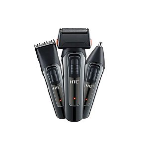 Máquina de Cortar Cabelo HTC AT-1088C 3 em 1 3W Recarregável