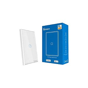 Interruptor Inteligente de Parede Wifi 1 Botão Sonoff T2US1C