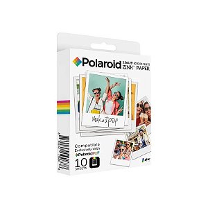 Papel Fotográfico Polaroid POLZL3X410 para Pop Instant - 10 Unidades