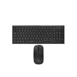 Teclado Mtek + Mouse KM-5515B Sem Fio Porta - Preto