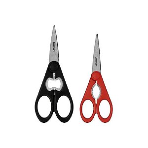 Tesoura Culinária Cuisinart C77-2PSHR8B7R Preta/Vermelha - 2 Peças