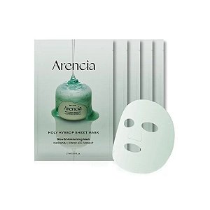 Máscara Facial Arencia Holy Hyssop Lençol - 5 Peças