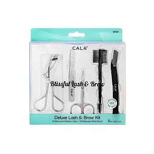 Kit de Cílios e Sobrancelhas Cala Deluxe 5 Peças