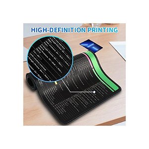 Mousepad 77cm x 30cm Preto (Atalho de Teclado Esp)