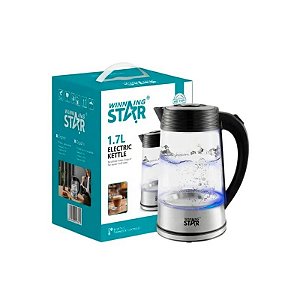 Jarra Elétrica Winning Star ST-2067 1,7L 110V Transparente 1000W