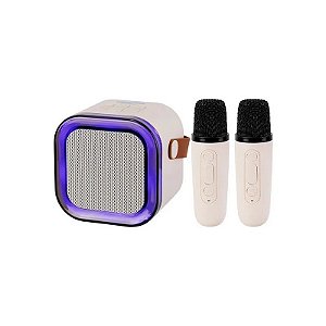 Microfone Midi Pro MDP005 6 Watts com Bluetooth/Auxiliar/Micro SD + 2 Microfones