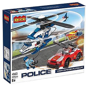 Jogo Police High Speed Perseguição - 4163 (229 Peças)