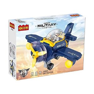 Jogo Militar Aéreo Cogo 7918 (249 Peças)
