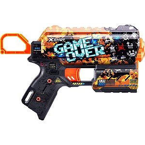 Jogo de Lançador de Dardos Zuru X-Shot Skins Flux Game Over - 36516