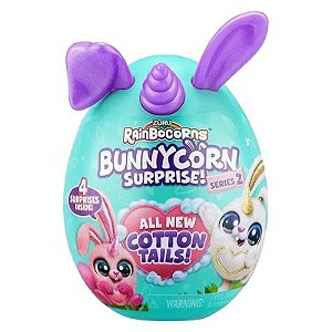 Pelúcia RainBocorns BunnyCorn Surpresa Série 2 Zuru - 9280