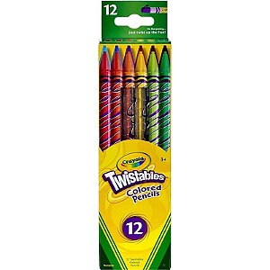 Lápis de Cor Crayola Twistables 68-7408 (12 Unidades)